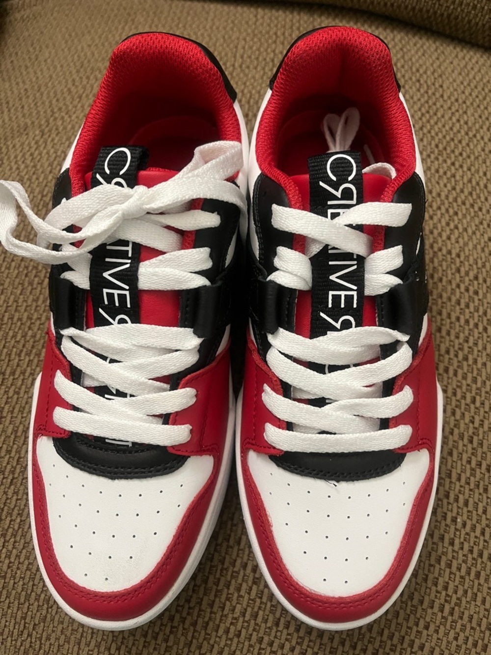 Creative Recreation Red Black White Casual Low-Tops